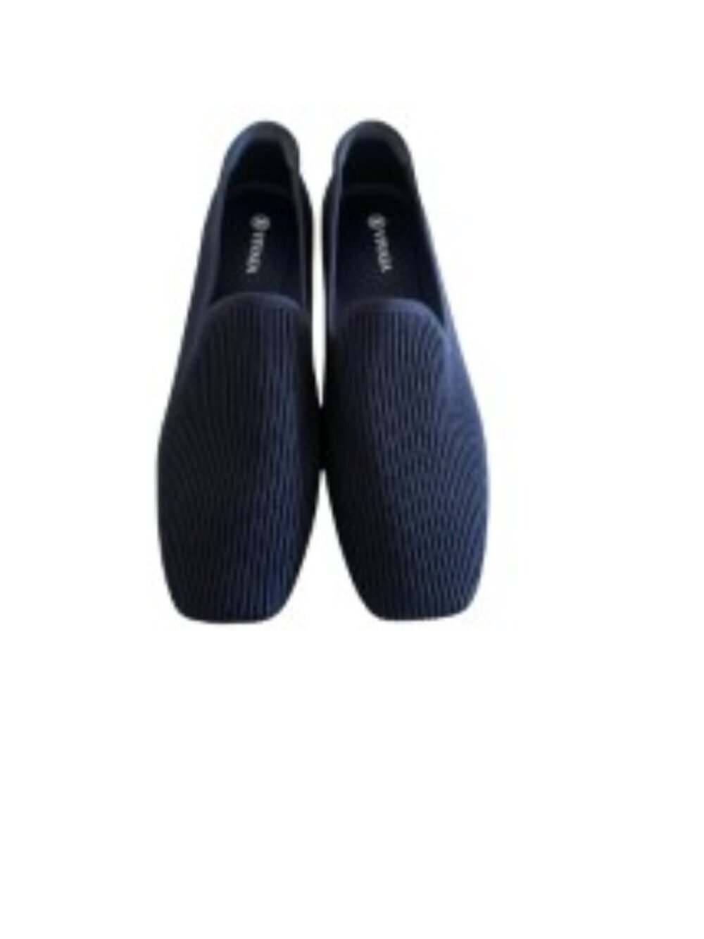 Vivaia Navy Samantha Walker Water-Repellent Square Toe Loafers 41.5